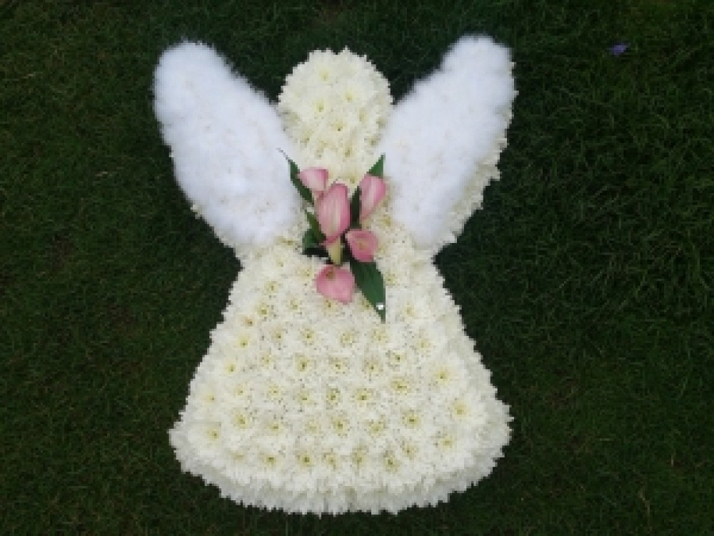 Angel funeral tribute