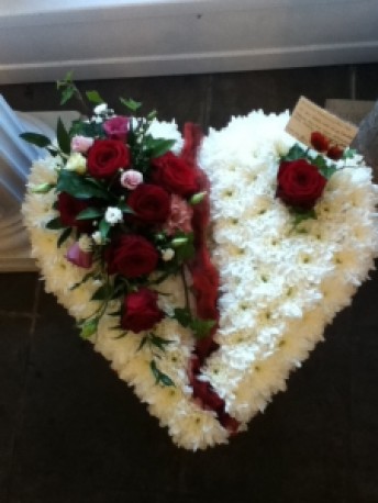 broken heart funeral tribute
