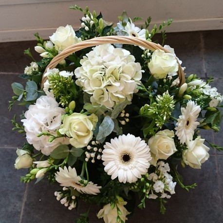 White Sympathy Basket